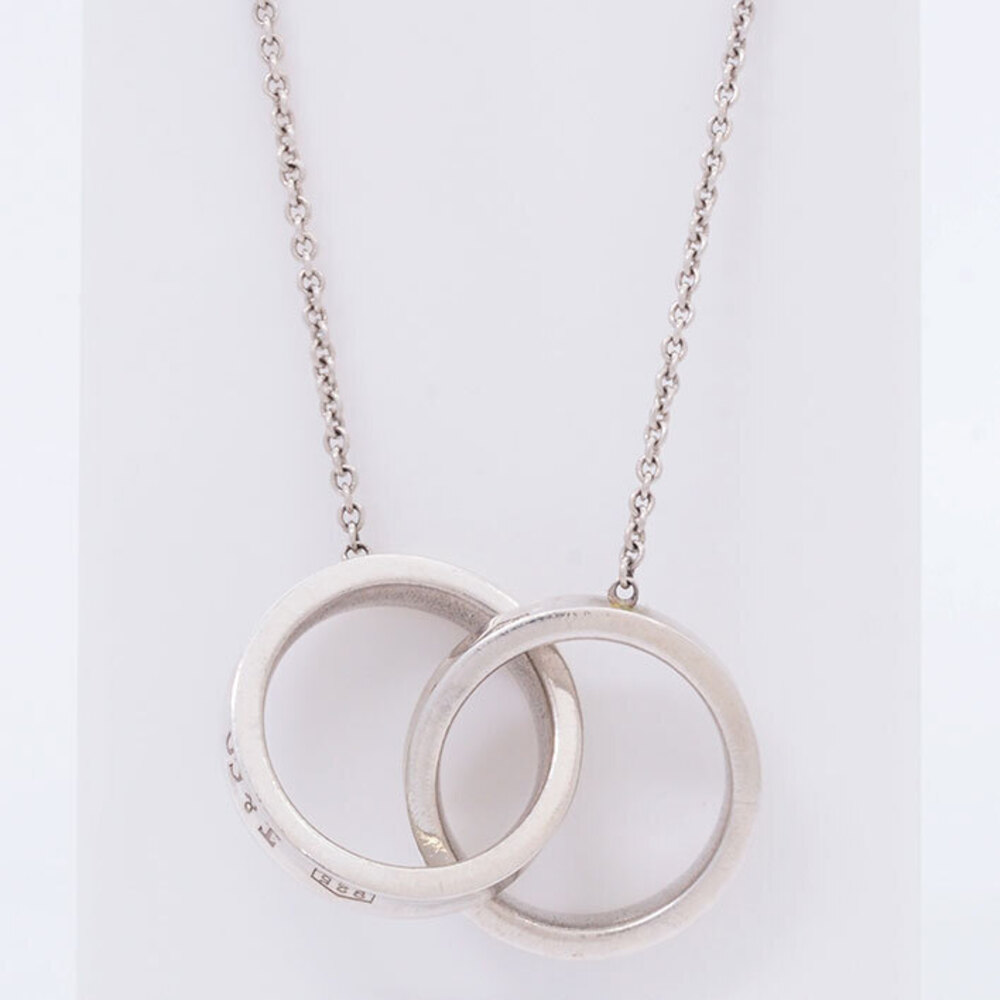 Tiffany Interlocking Circles Silver Pendant